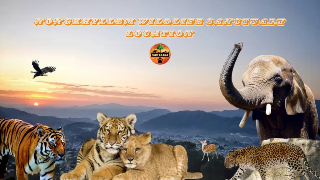 Nongkhyllem Wildlife Sanctuary Location